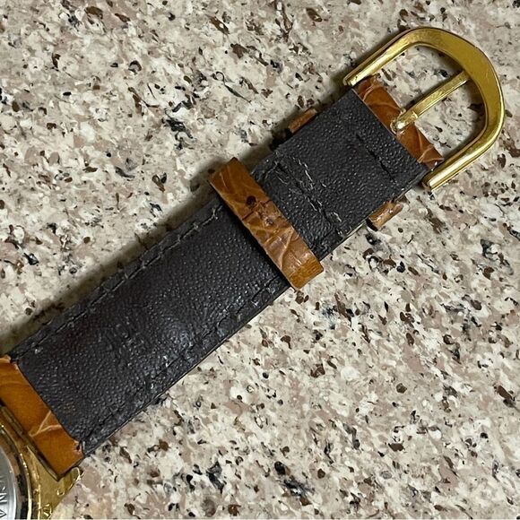 Vintage Yosemite Sam Armitron Musical Quartz Watch Tan Crocodile Print Band - Picture 12 of 13